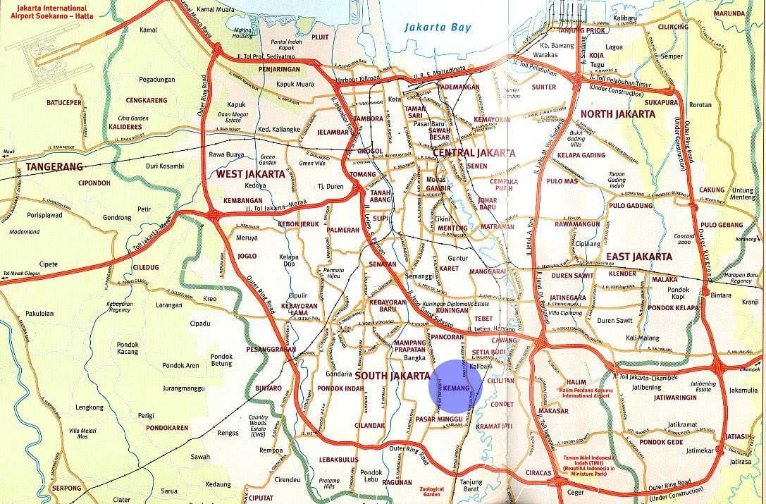 মানচিত্র kemang জাকার্তা