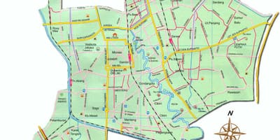 মানচিত্র, Jakarta pusat
